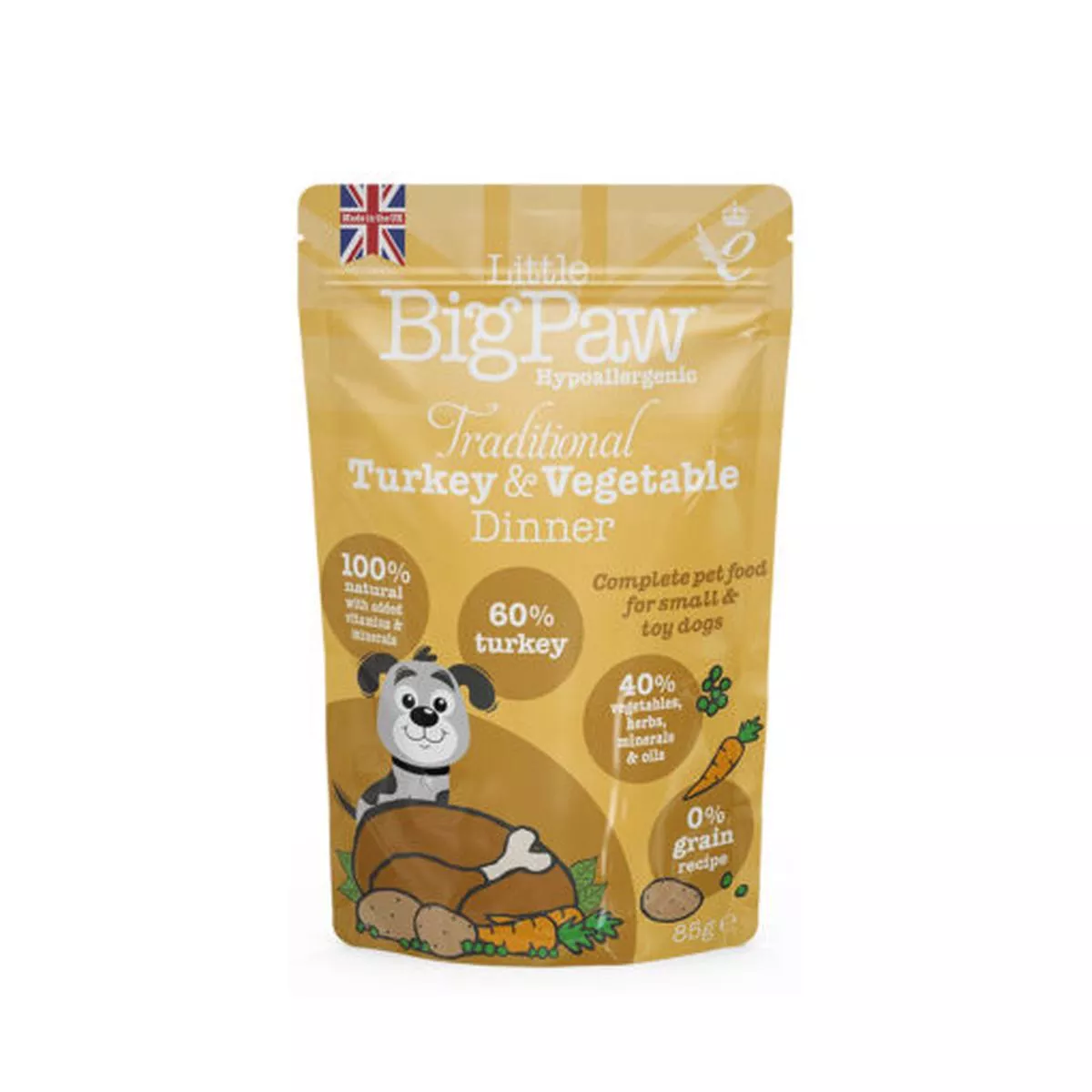 LBP Traditional Turkey & Vegetable Dinner 85g