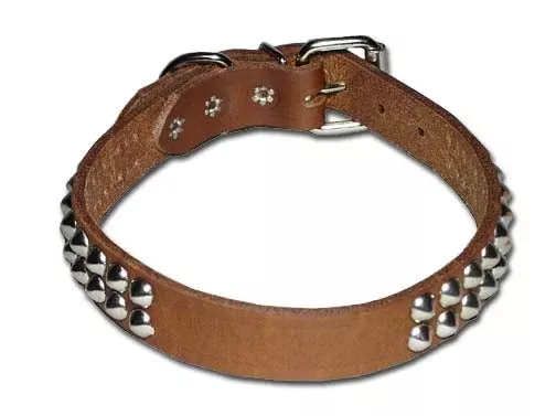 Leather Brothers 19″ w/ 2 rows of cone studs
