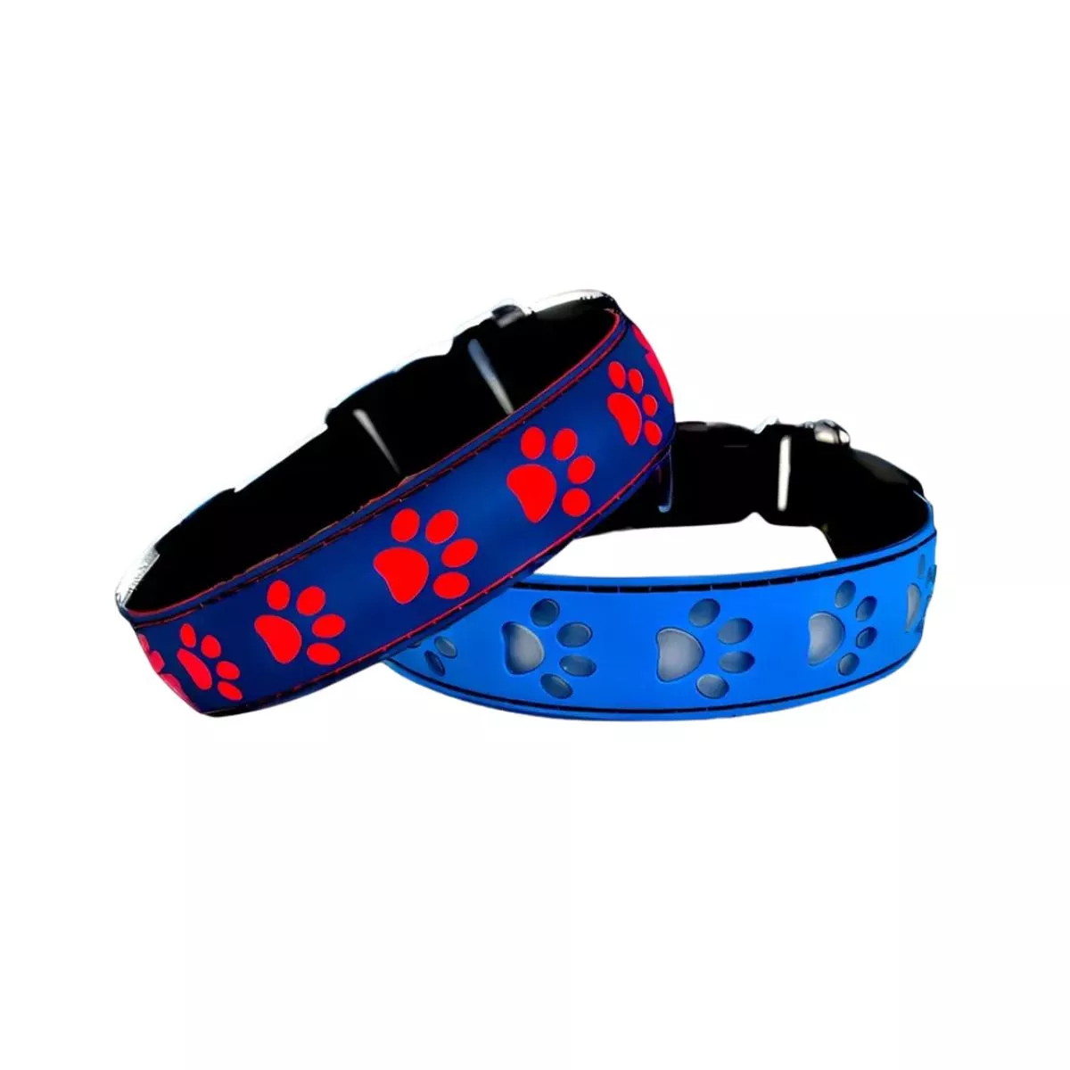LED Dog Collar – Blue (XL)