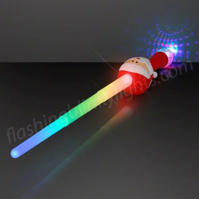 Led Santa Toy Sword Expandable Saber