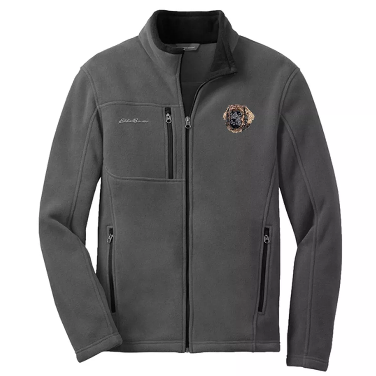 Leonberger Embroidered Men’s Fleece Jacket