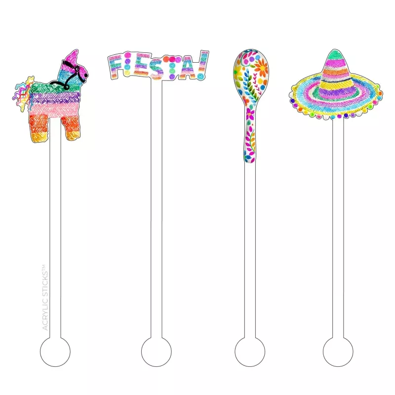 Let’s Fiesta Amigo Acrylic Skewer