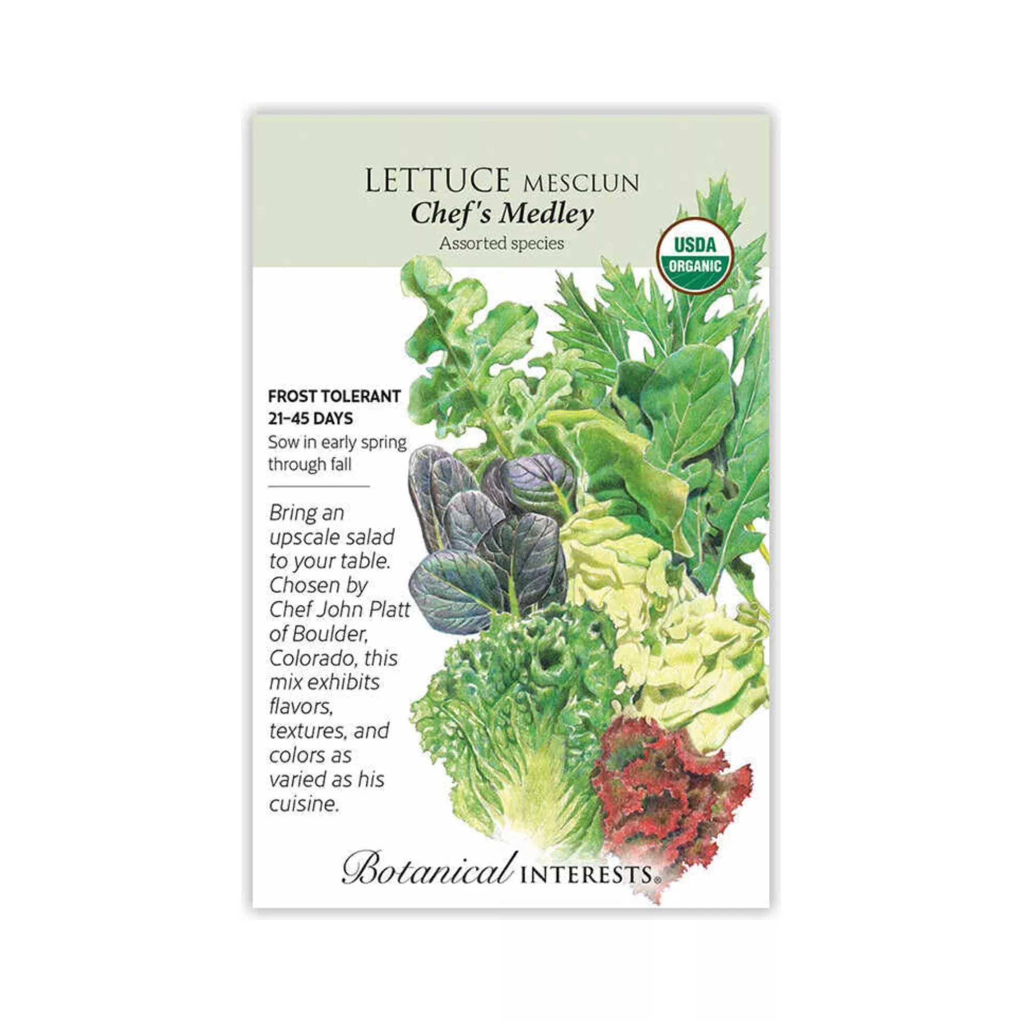 Lettuce Mesclun Chef’s Medley Organic