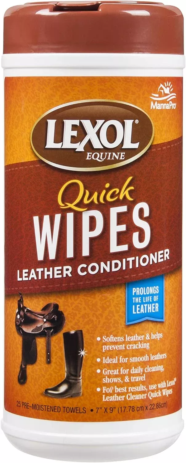 Lexol Equine Leather Conditioner Quick Wipes