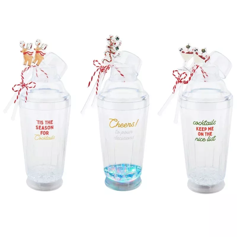 Light-up Cocktail Shaker Sets|Nice&Tis&Cheers