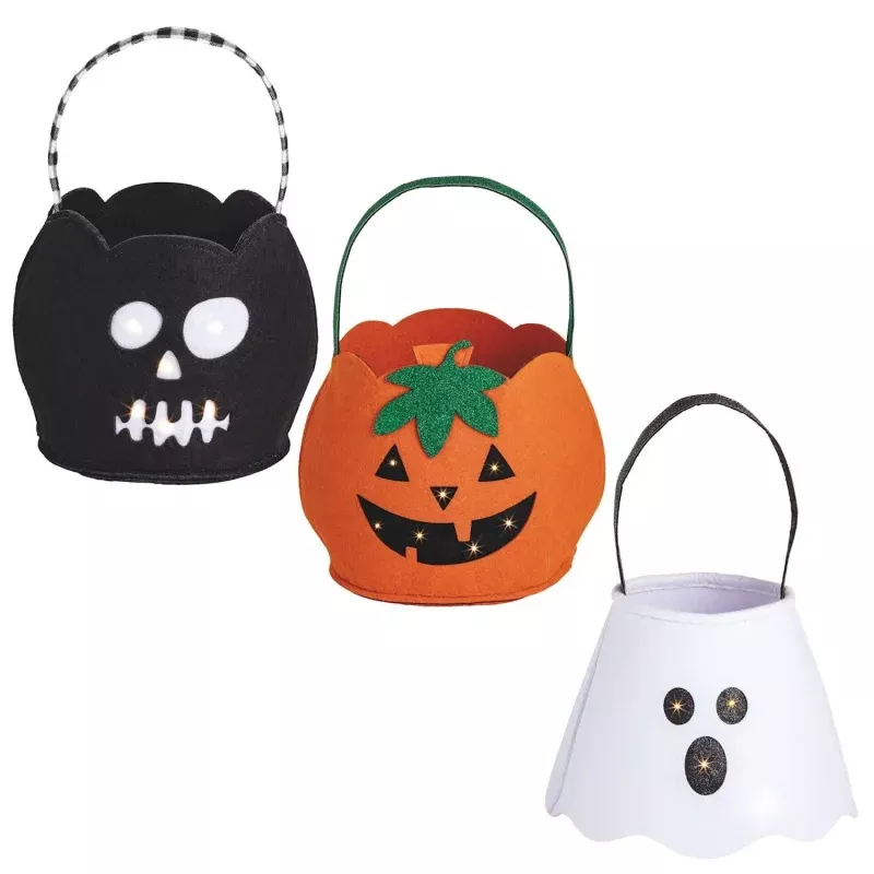 Light-Up Projection Treat Buckets