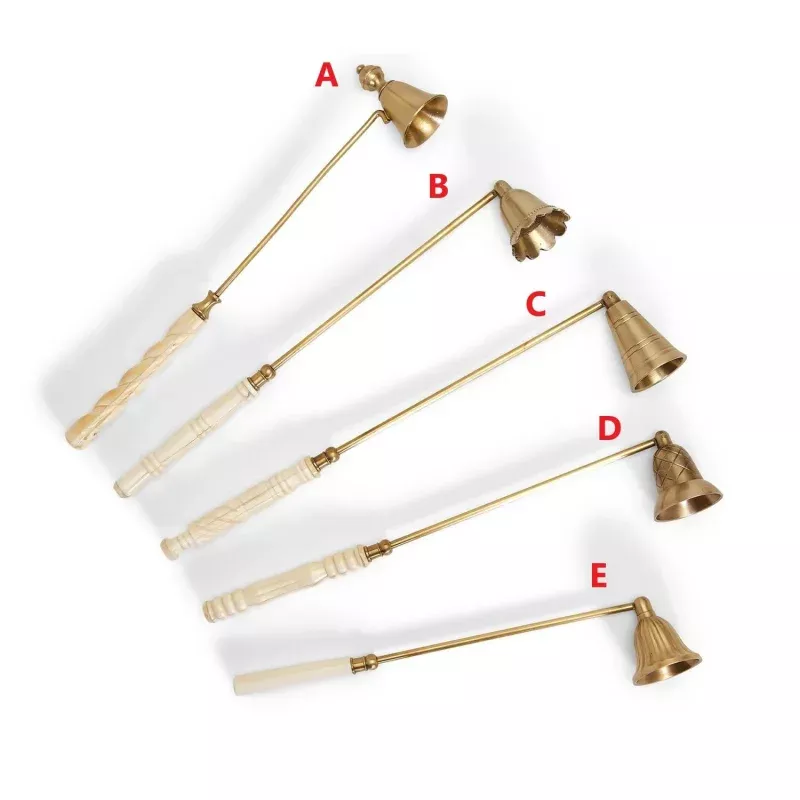 Lights Out Antiqued Gold Candle Snuffer