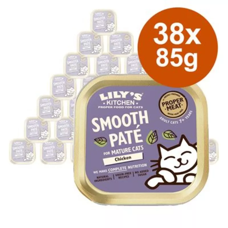 Lily’s Kitchen Senior Smooth Pat Selection Saver Pack 38 x 85g