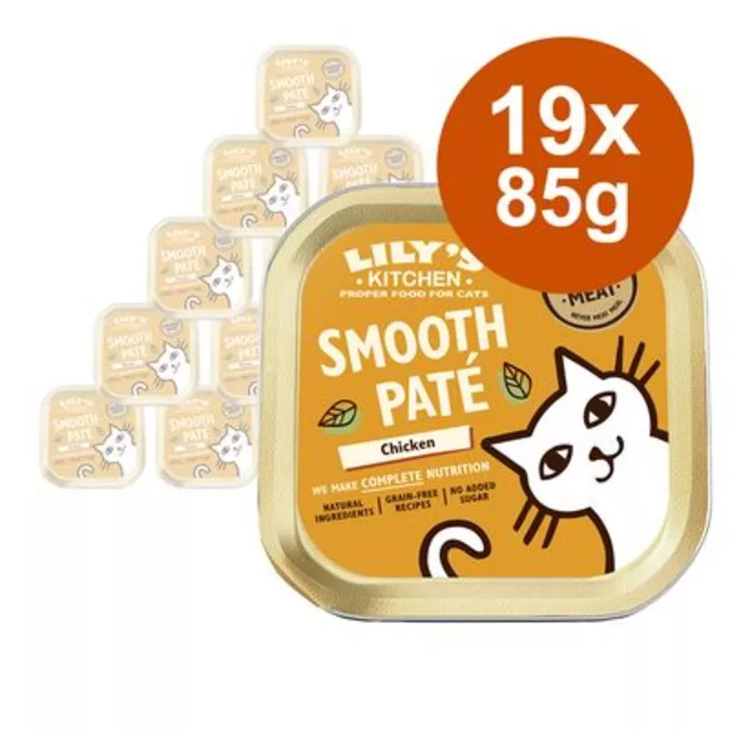 Lily’s Kitchen Smooth Pat Selection for Cats 19 x 85g