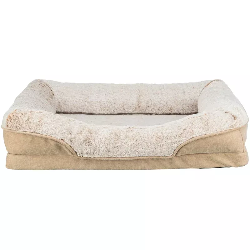 Lino vital bed, square, beige