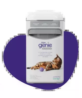 Litter Genie Platinum Pail Cat Litter Trash Can