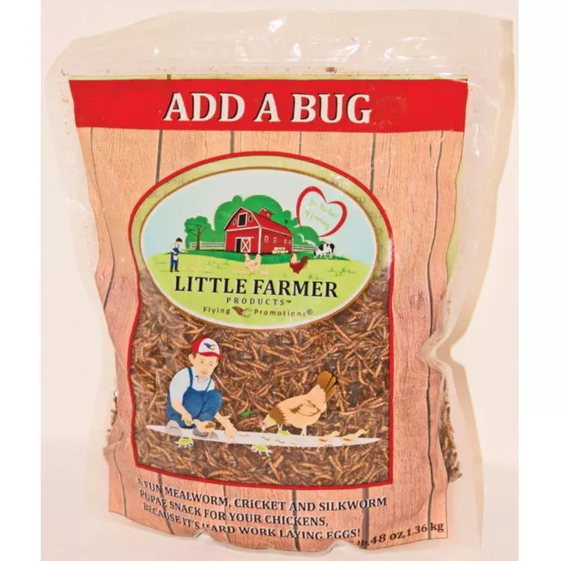 Little Farmer Add A Bug, Poultry Treat, 1-lb Bag