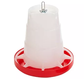 Little Giant Deluxe Plastic Hanging Poultry Feeder – 3lb