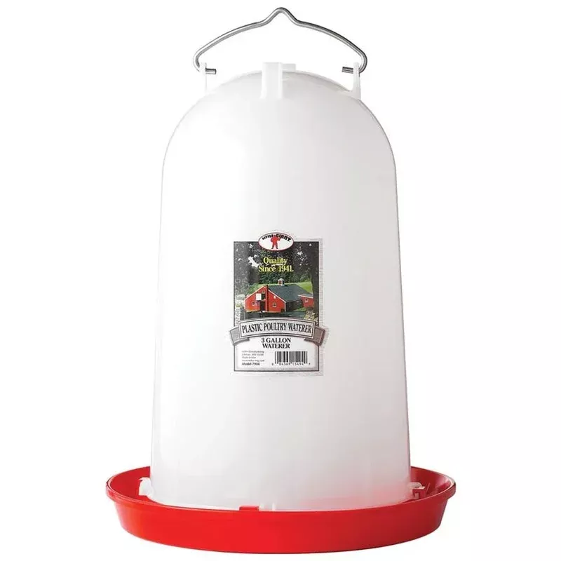 LITTLE GIANT HANGING POULTRY WATERER PLASTIC