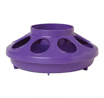 Little Giant Plastic Feeder Base – 1qt – Purple