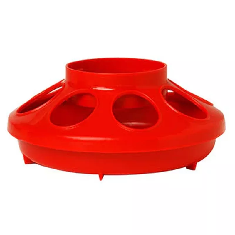 Little Giant Plastic Feeder Base – 1qt – Red