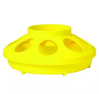 Little Giant Plastic Feeder Base – 1qt – Yellow