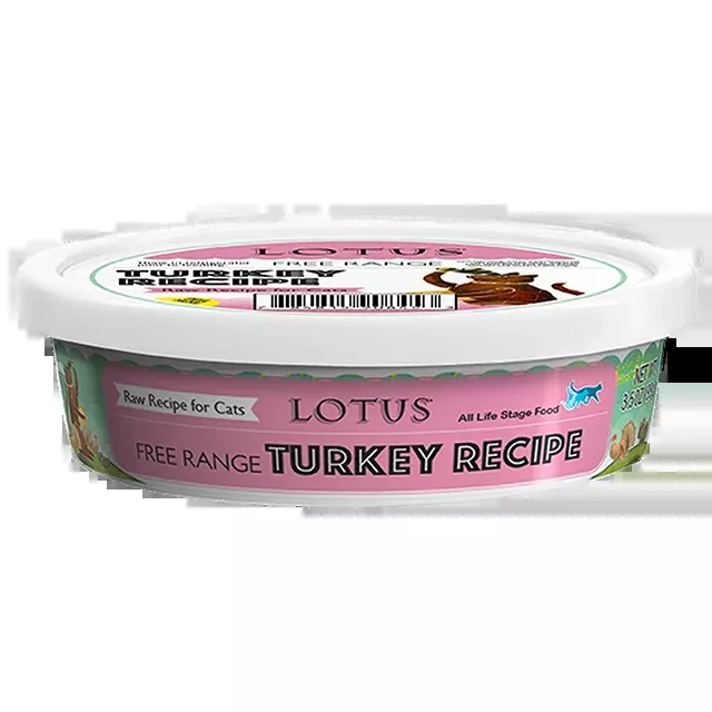 Lotus Raw Cat Food Turkey Recipe