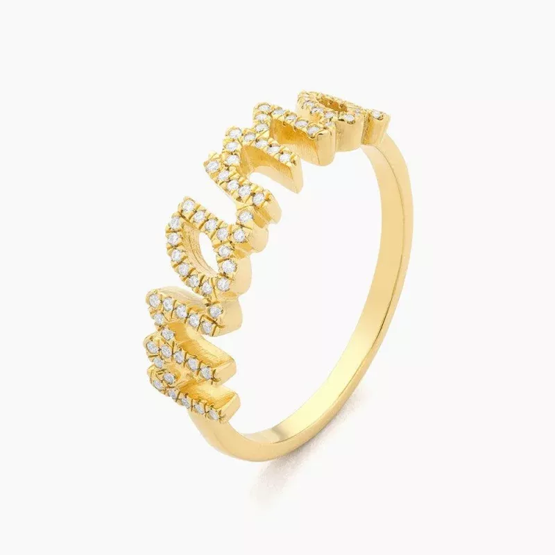 Love You Mama Statement Ring|7&8&6&9