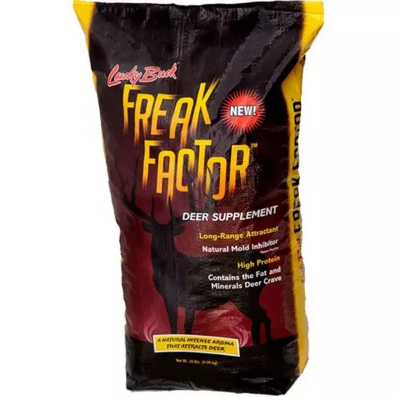 Lucky Buck, Freak Factor Deer Supplement, 20 Lbs,Spicy Apple