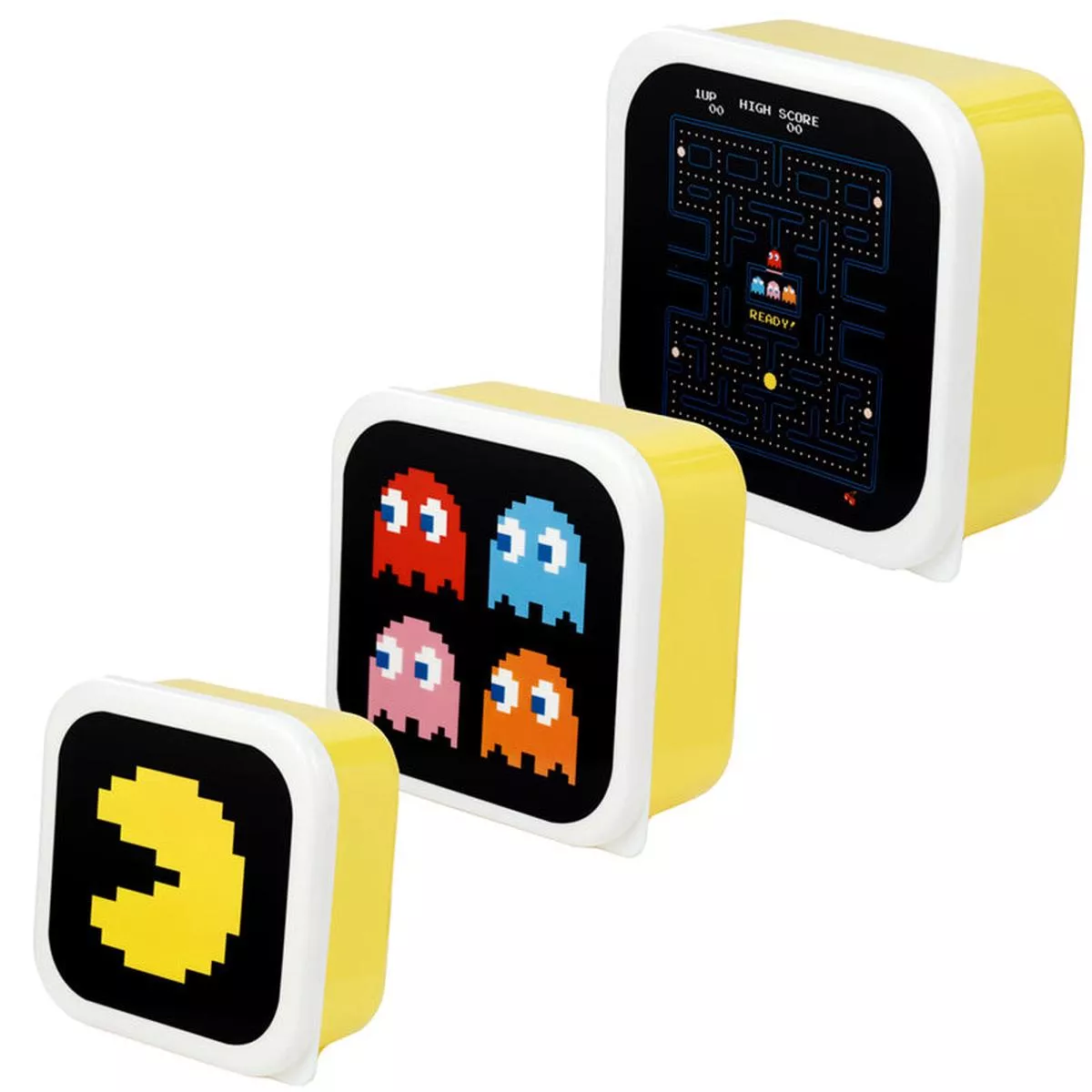 Lunch Boxes Set of 3 (M/L/XL) – Pac-Man