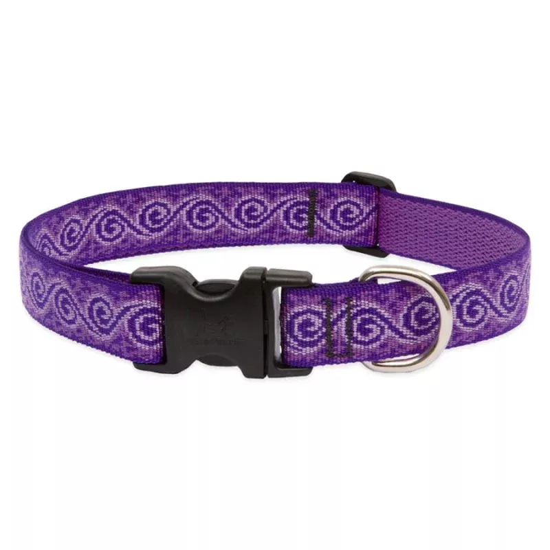 Lupine 8-12″, 1/2″ width Dog Collar – Jelly Roll