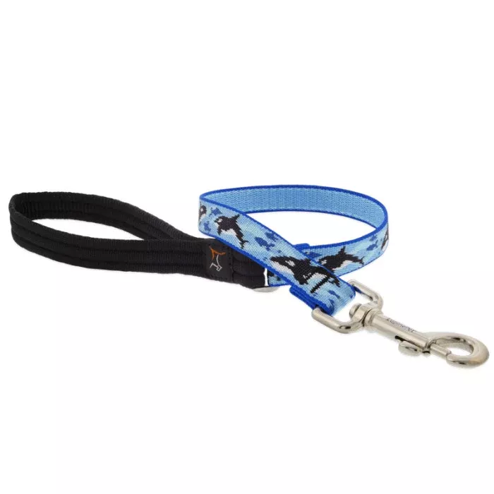 Lupine Pet MicroBatch Limited Design Dog Leash - 3/4" x 6' - Orcas