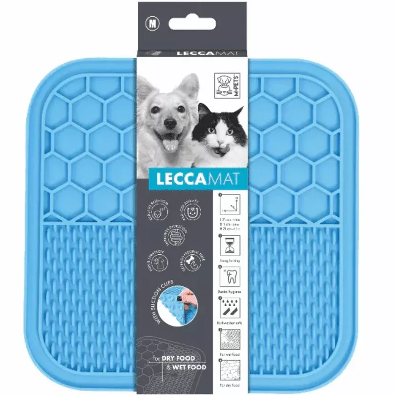 M-Pets Lecca Mat Medium Blue 21x21x1cm