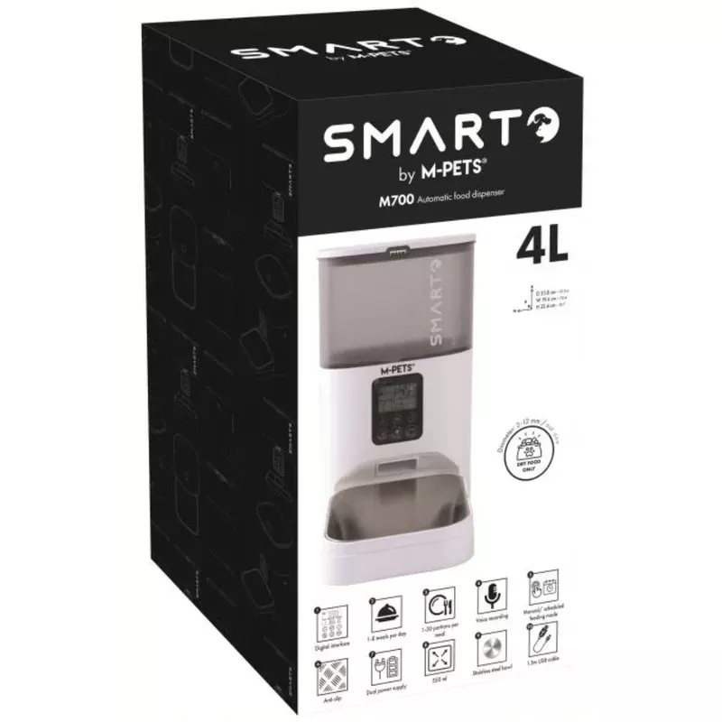 M-Pets Smarto M700 4L Auto Feeder