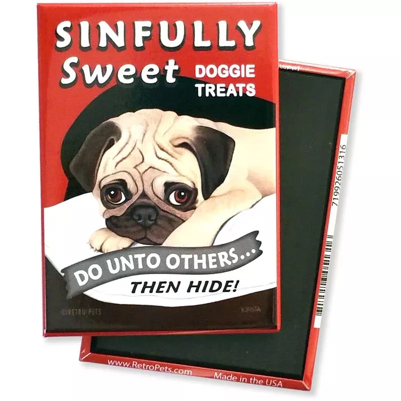Magnet Pug “Sinfully Sweet Pug”