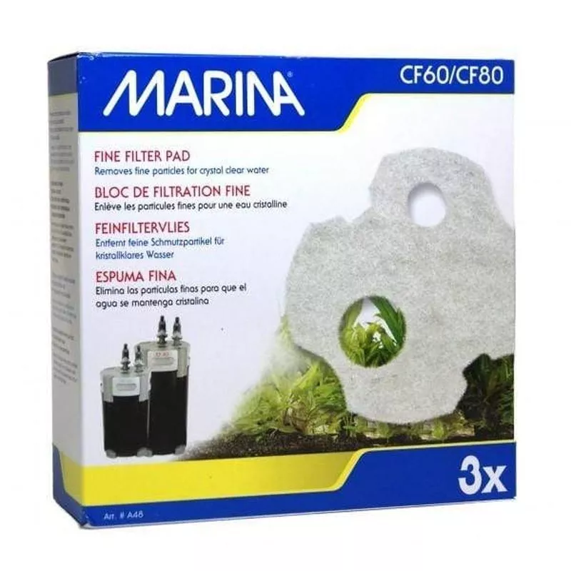 Marina CF60/CF80 Fine Filter Pad 3 Pack