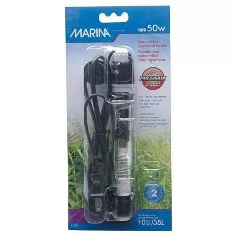 Marina Submersible Mini Heater 50W 15cm (38L)