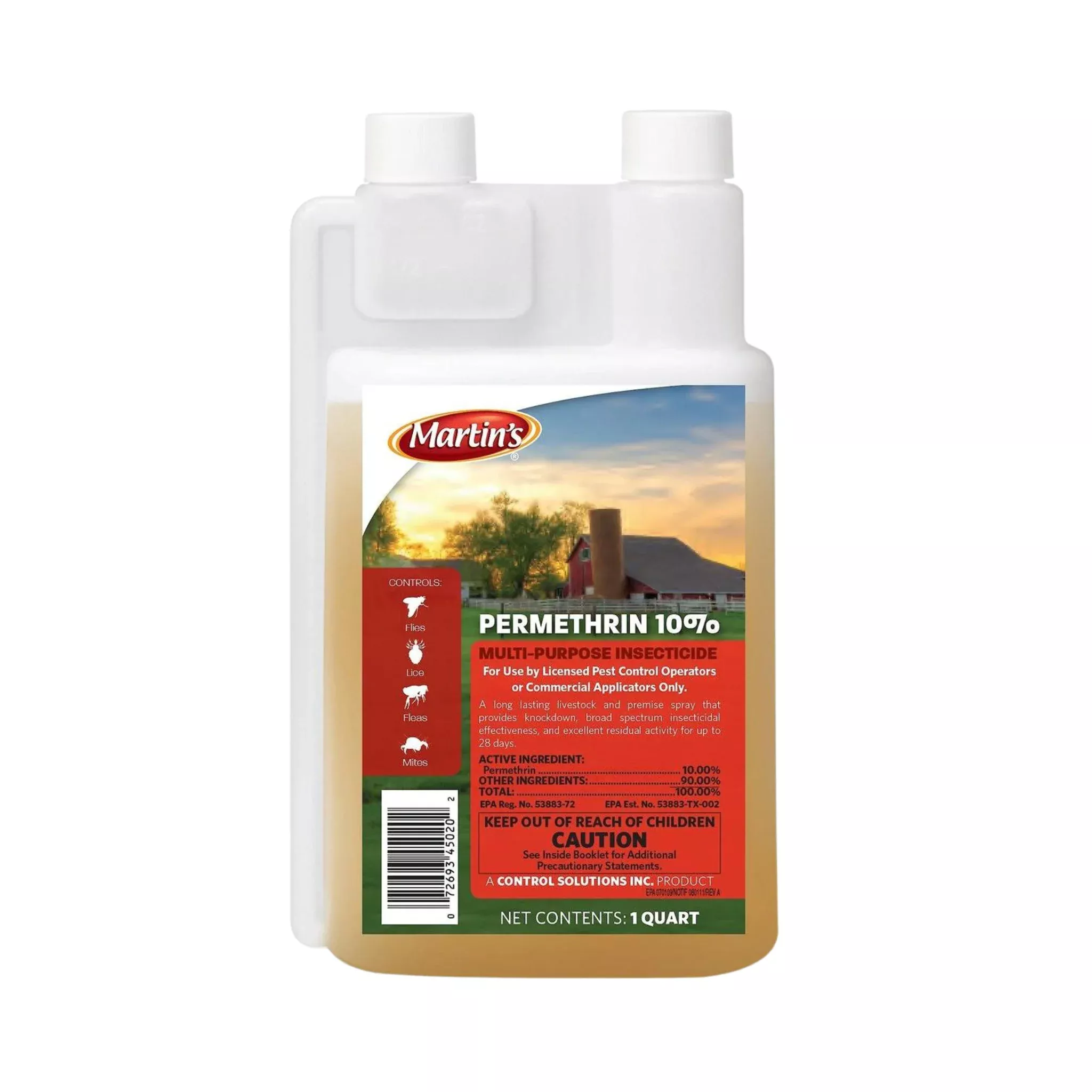 Martin’s Permethrin 10% Multi-Purpose Insecticide Concentrate