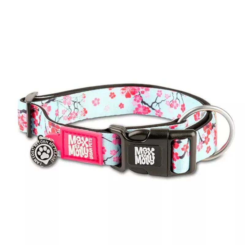 Max & Molly Cherry Bloom Smart ID Cat Collar
