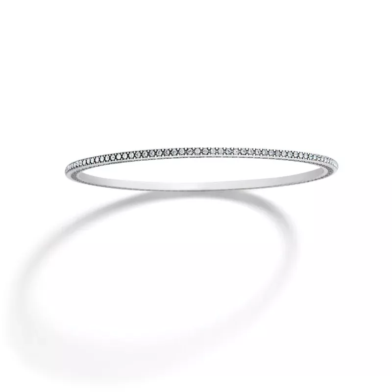 Meridian Thin Bangle