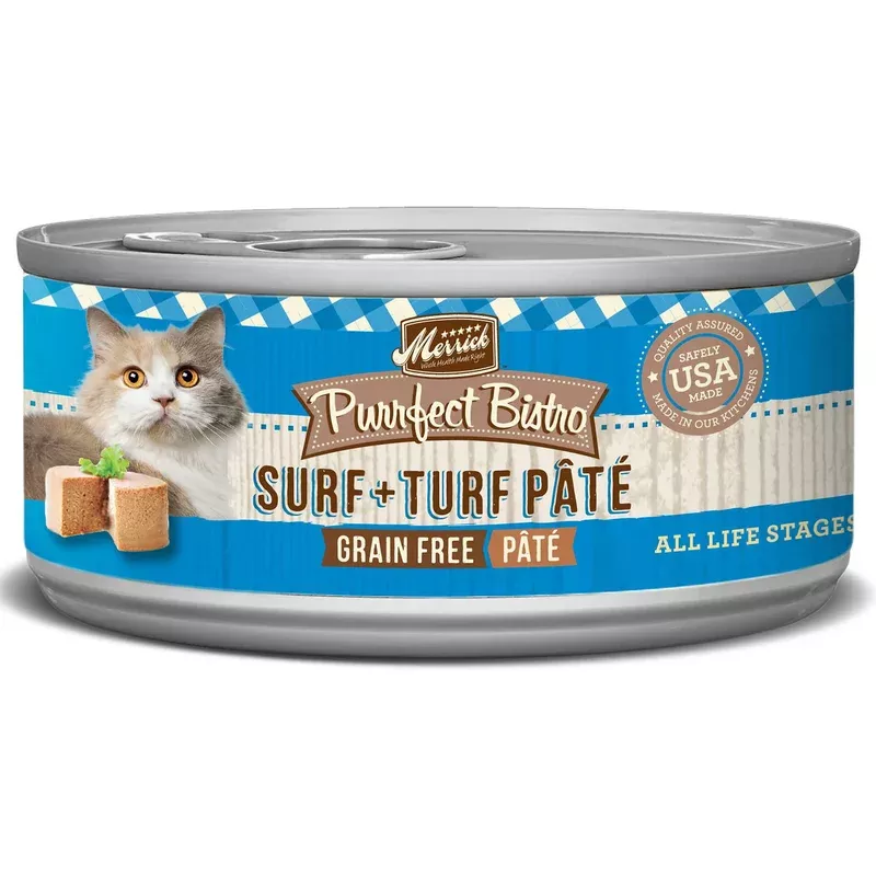 Merrick Purrfect Bistro Grain-Free Surf & Turf Pate