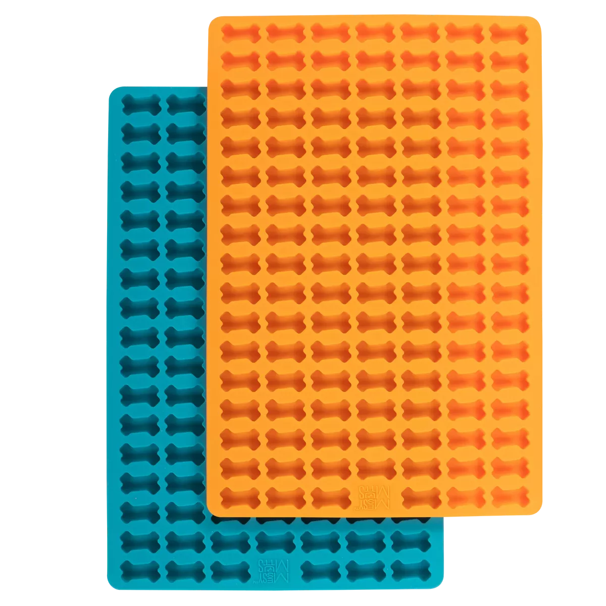 Messy Mutts Silicon Dog Treat Maker Mold - Mini Bones - 2 Pack