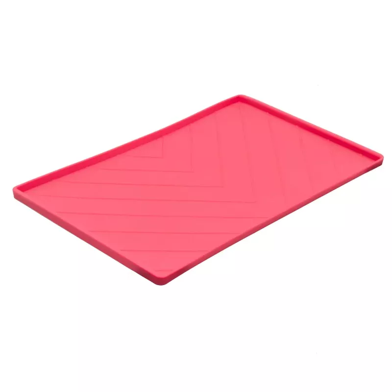 Messy Mutts Silicon Non-Slip Pet Bowl Mat – Medium – 20″ X 12″