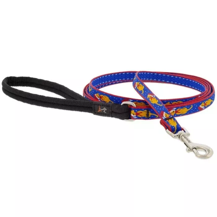 MicroBatch Limited Designs Dog Leash 1″ x 6′ Snow Pup