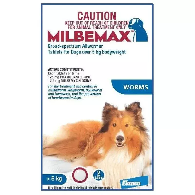 Milbemax for Dogs over 5kgs
