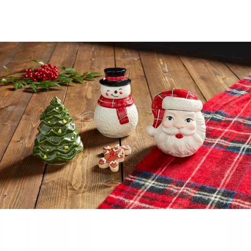 Mini Christmas Candy Jars|Tree&Santa
