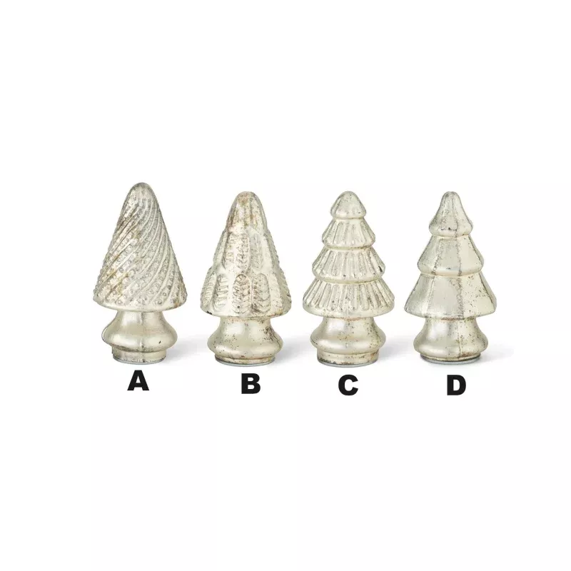 Mini Mercury Glass Christmas Trees