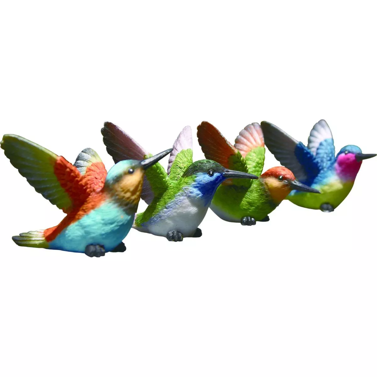 Mini Resin Flying Hummingbird Figurine (Assortment of 4)