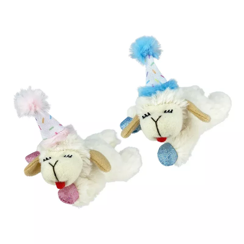 Multipet Cat Lamb Chop w/ Birthday Hat