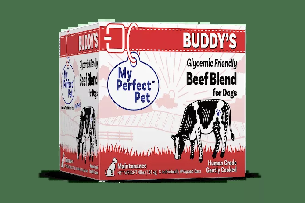 My Perfect Pet Buddy’s Glycemic Friendly Beef Blend