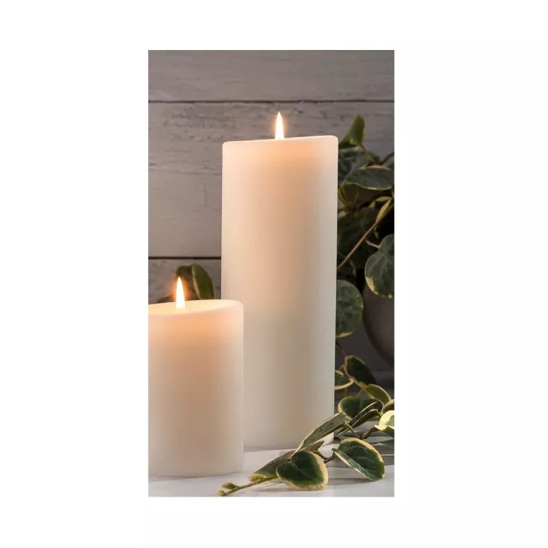 Natural 3×8 Pillar Candle
