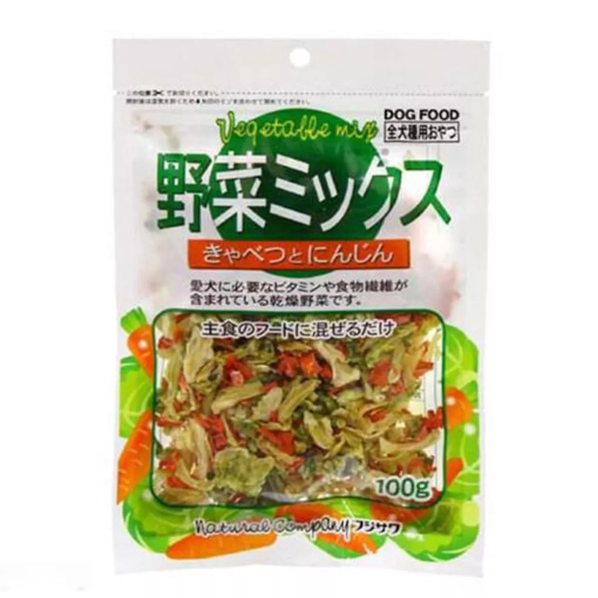 NATURALVegetable Mix, Cabbage & Carrot 100g