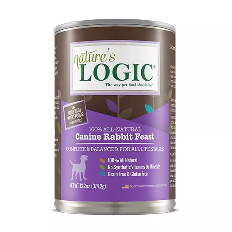 Nature's Logic Canine Rabbit Feast Wet Dog Food