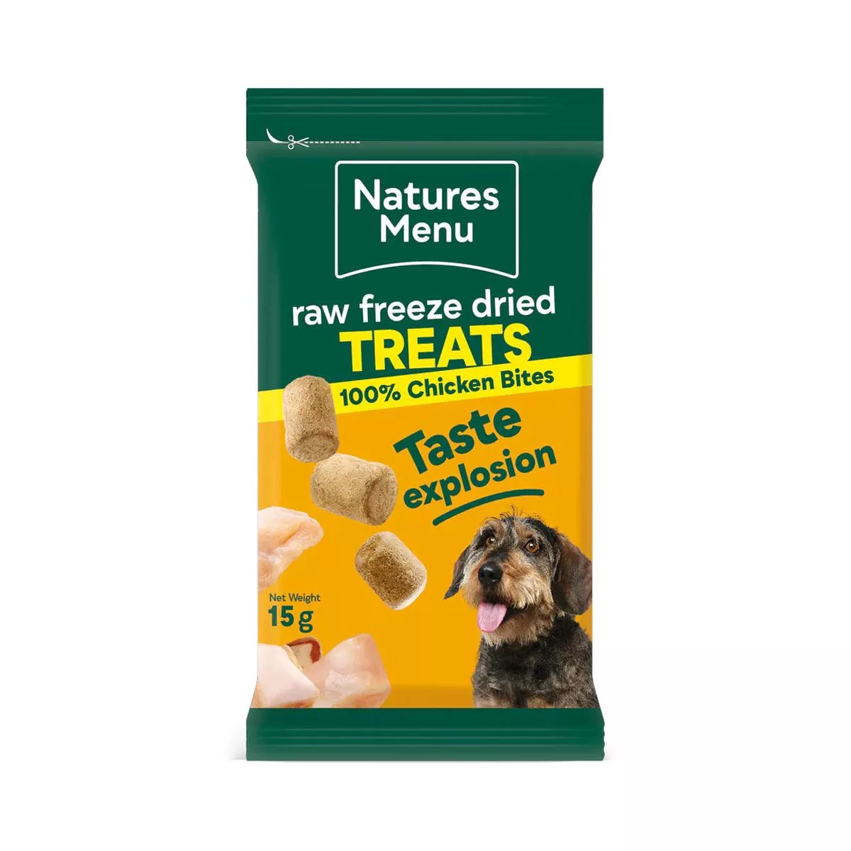 Natures Menu Dog – Freeze Dried Chicken Bites 15g