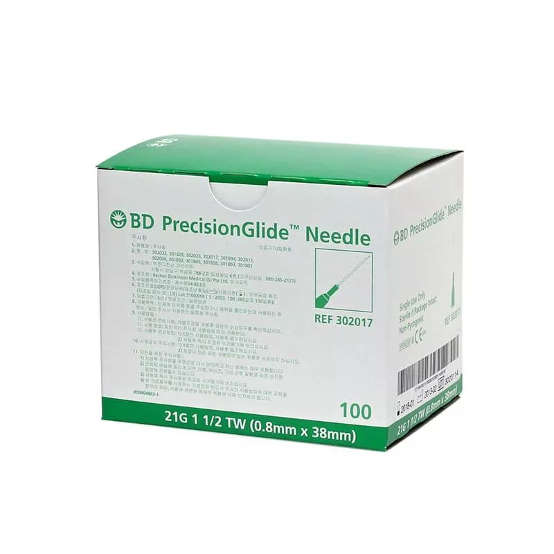 Needles 21 Gauge X 1-1/2″ 100s